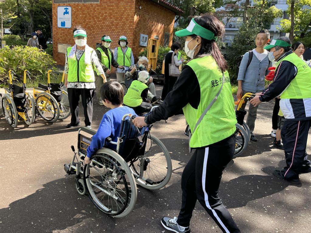 민생·아동 위원의 부스 주오구 건강 복지 축제 2023