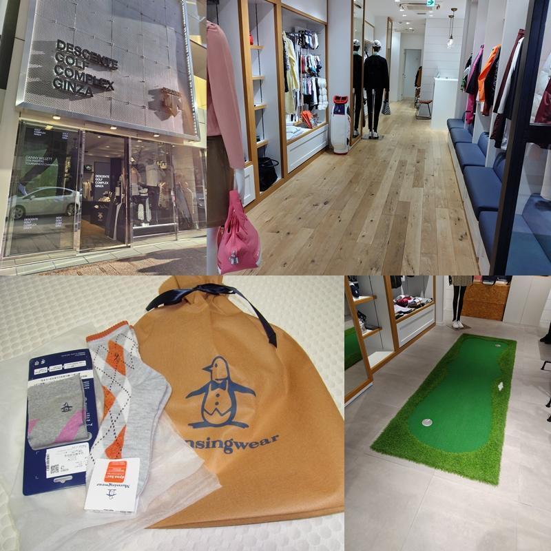  긴자의 골프숍★DESCENTE GOLF COMPLEX GINZA