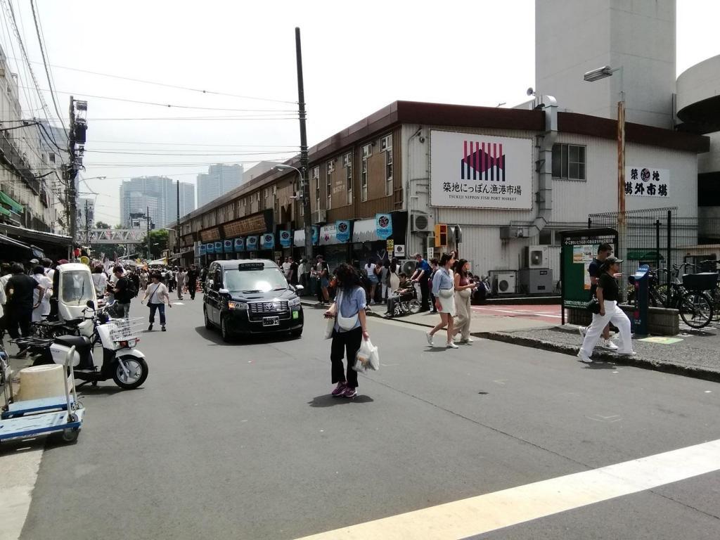 하케이 거리·북서쪽 축지 장외 시장
　잠깐 안쪽이지만
　일주 해 봅시다!　마에편
　　～쓰키지 장외 시장～