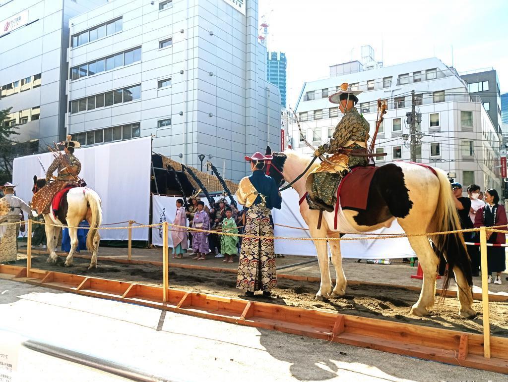  OH！에도 도쿄 축제 「츄오구에서 유주마를 볼 수 있다니!」행운의 첫 체험이었습니다!호리루아도코엔오