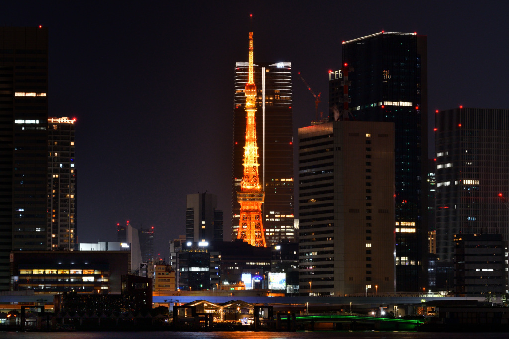  Nightscape of Harumi-futo Park