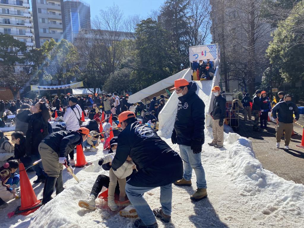 눈놀이 코너 제23회 주오구 눈 축제